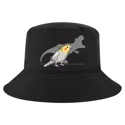Cockatiel Cockatoo Lutino Parrot Quarrion Dinosaur Dino Gift Cool Comfort Performance Bucket Hat