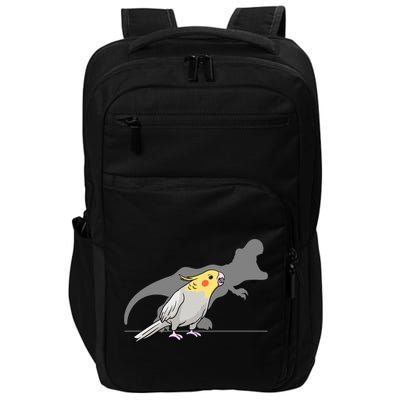 Cockatiel Cockatoo Lutino Parrot Quarrion Dinosaur Dino Gift Impact Tech Backpack