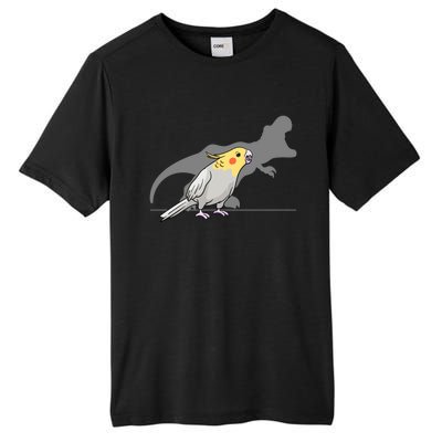 Cockatiel Cockatoo Lutino Parrot Quarrion Dinosaur Dino Gift Tall Fusion ChromaSoft Performance T-Shirt