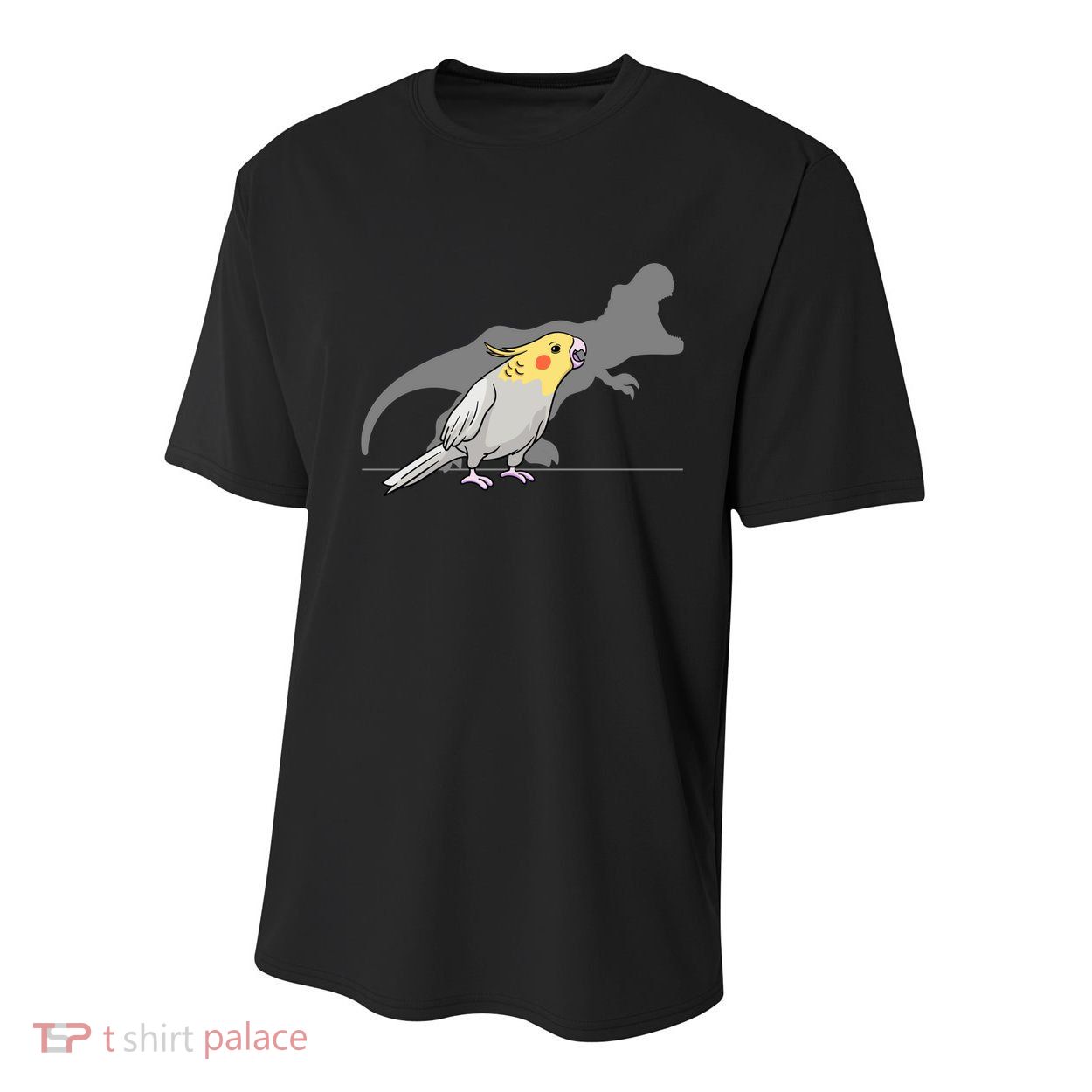 Cockatiel Cockatoo Lutino Parrot Quarrion Dinosaur Dino Gift Youth Performance Sprint T-Shirt