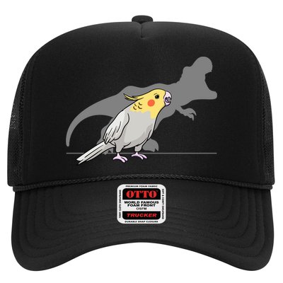Cockatiel Cockatoo Lutino Parrot Quarrion Dinosaur Dino Gift Trucker Hat