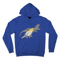 Cockatiel Cockatoo Lutino Parrot Quarrion Dinosaur Dino Gift Hoodie