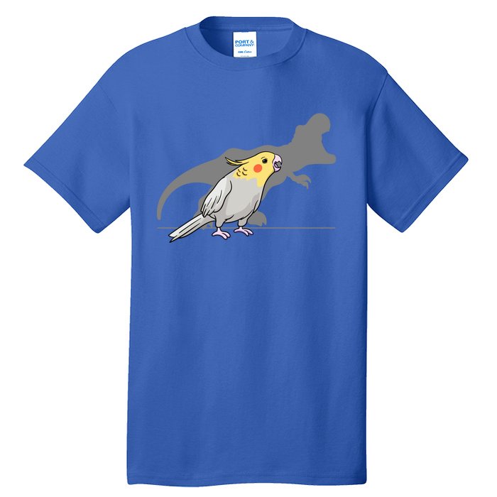 Cockatiel Cockatoo Lutino Parrot Quarrion Dinosaur Dino Gift Tall T-Shirt