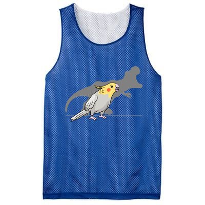 Cockatiel Cockatoo Lutino Parrot Quarrion Dinosaur Dino Gift Mesh Reversible Basketball Jersey Tank