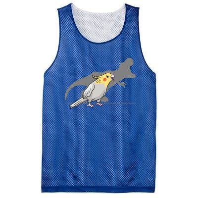 Cockatiel Cockatoo Lutino Parrot Quarrion Dinosaur Dino Gift Mesh Reversible Basketball Jersey Tank