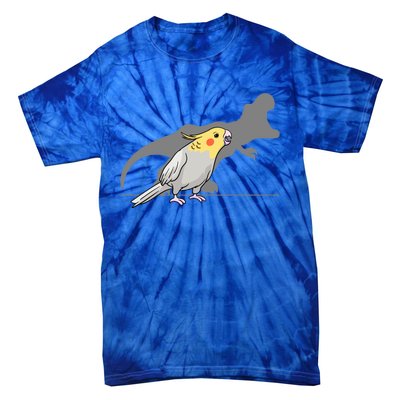 Cockatiel Cockatoo Lutino Parrot Quarrion Dinosaur Dino Gift Tie-Dye T-Shirt