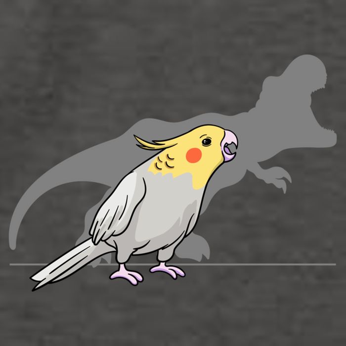 Cockatiel Cockatoo Lutino Parrot Quarrion Dinosaur Dino Gift Vector Backpack
