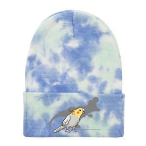 Cockatiel Cockatoo Lutino Parrot Quarrion Dinosaur Dino Gift Tie Dye 12in Knit Beanie