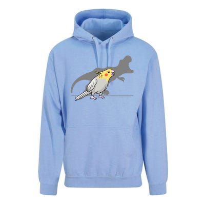 Cockatiel Cockatoo Lutino Parrot Quarrion Dinosaur Dino Gift Unisex Surf Hoodie