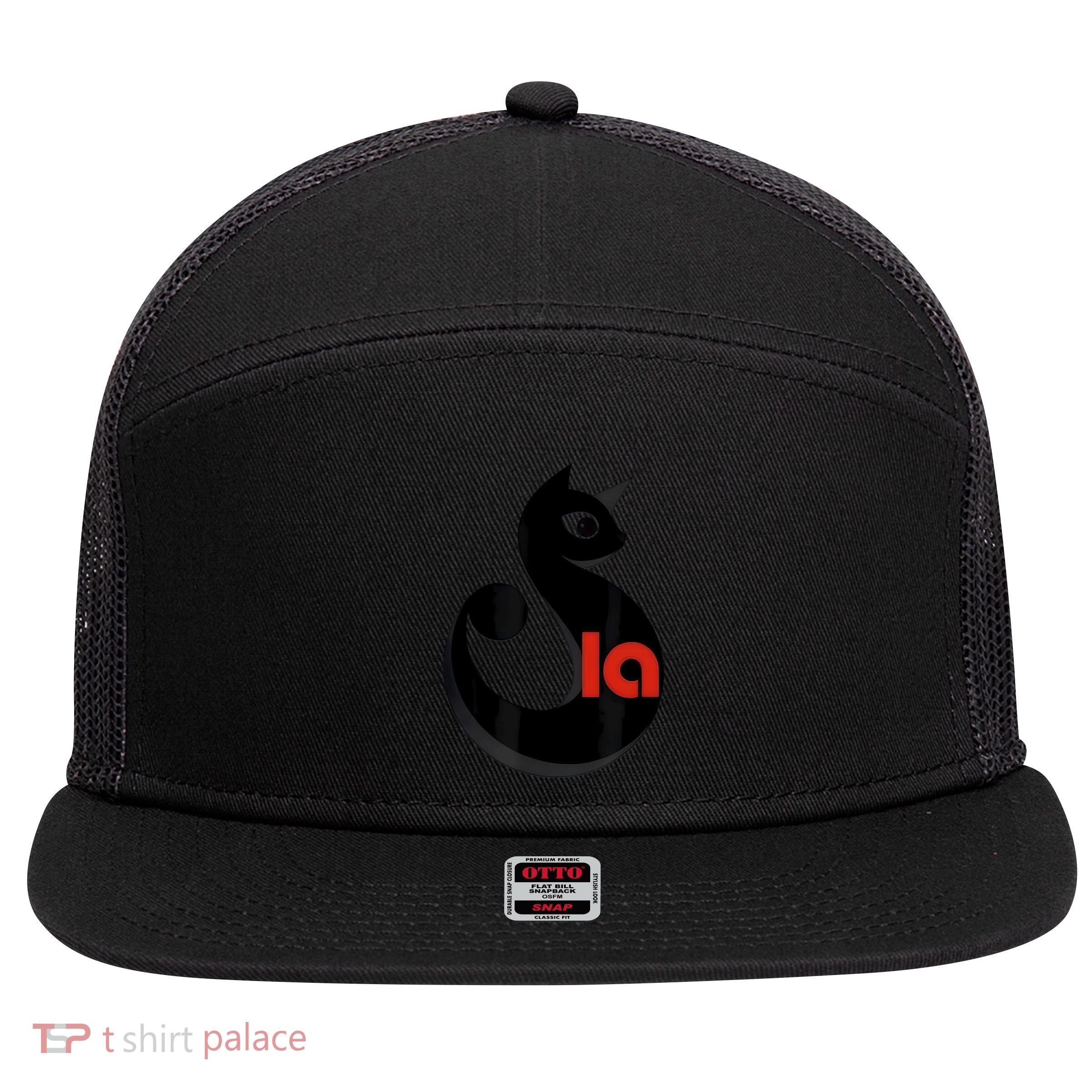 Cat  Comma La 7 Panel Mesh Trucker Snapback Hat