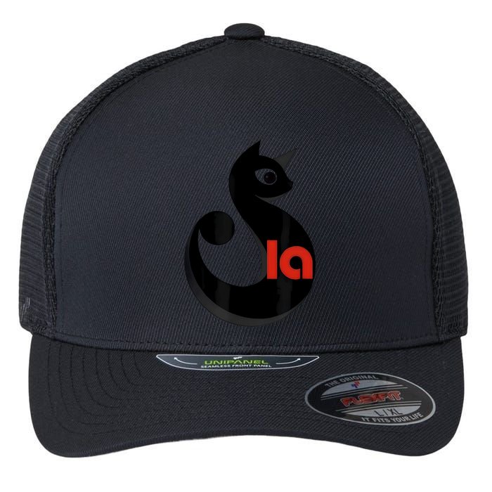 Cat  Comma La Flexfit Unipanel Trucker Cap