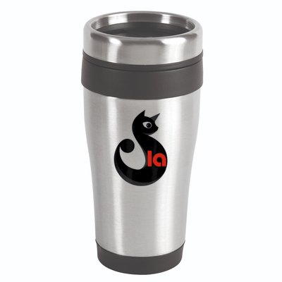 Cat  Comma La 16oz Travel Tumbler