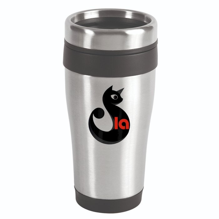 Cat  Comma La 16oz Travel Tumbler