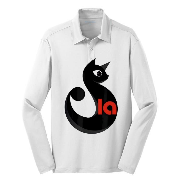 Cat  Comma La Silk Touch Performance Long Sleeve Polo