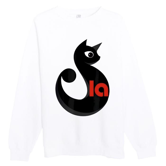 Cat  Comma La Premium Crewneck Sweatshirt