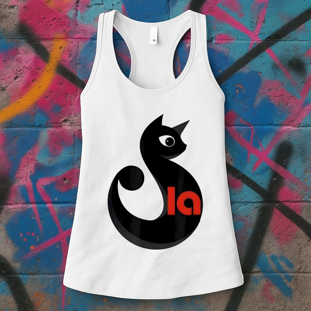 Cat  Comma La Womens Tank Top