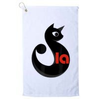 Cat  Comma La Golf Towel