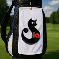 Cat  Comma La Golf Towel