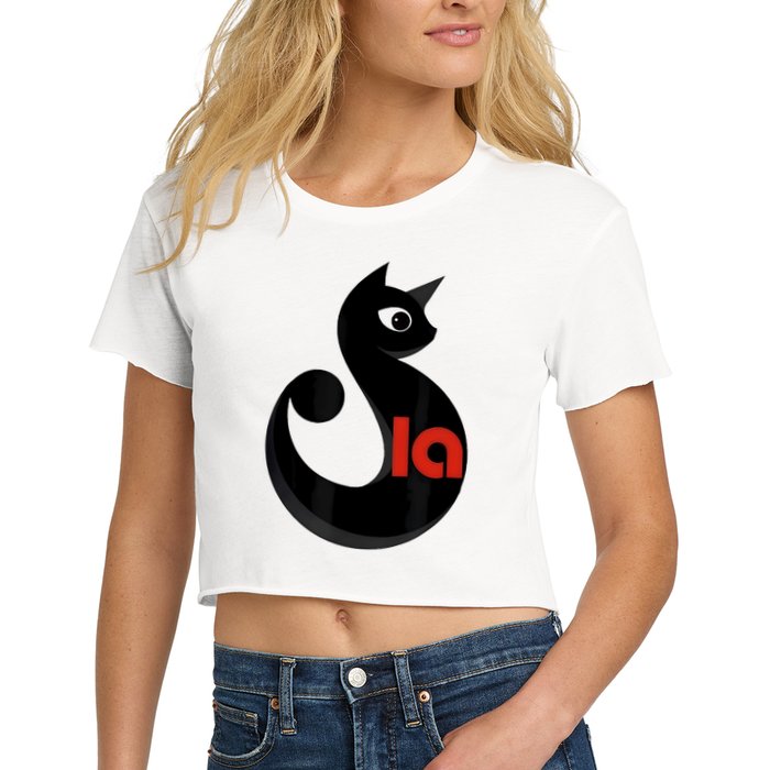 Cat  Comma La Crop Top