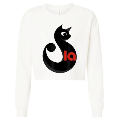 Cat  Comma La Cropped Pullover Crew