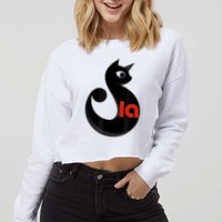Cat  Comma La Cropped Pullover Crew