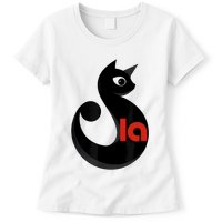 Cat  Comma La Womens T-Shirt