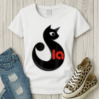 Cat  Comma La Womens T-Shirt