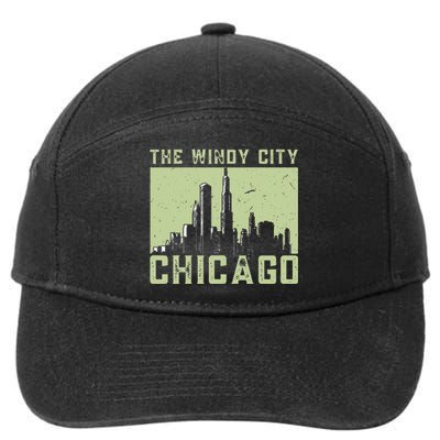 Chicago City Lover The Windy City Chicago 7-Panel Snapback Hat