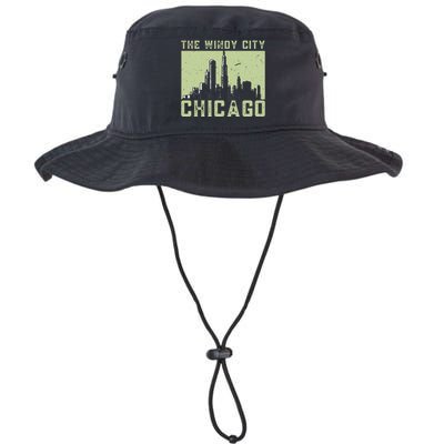 Chicago City Lover The Windy City Chicago Legacy Cool Fit Booney Bucket Hat