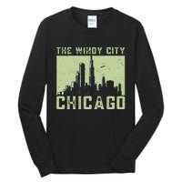 Chicago City Lover The Windy City Chicago Tall Long Sleeve T-Shirt