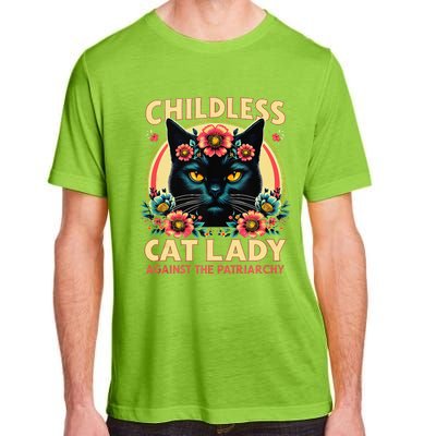 Childless Cat Ladies Against Patriarchy Us Election Day 2024 Adult ChromaSoft Performance T-Shirt