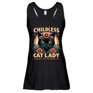 Childless Cat Ladies Against Patriarchy Us Election Day 2024 Ladies Essential Flowy Tank