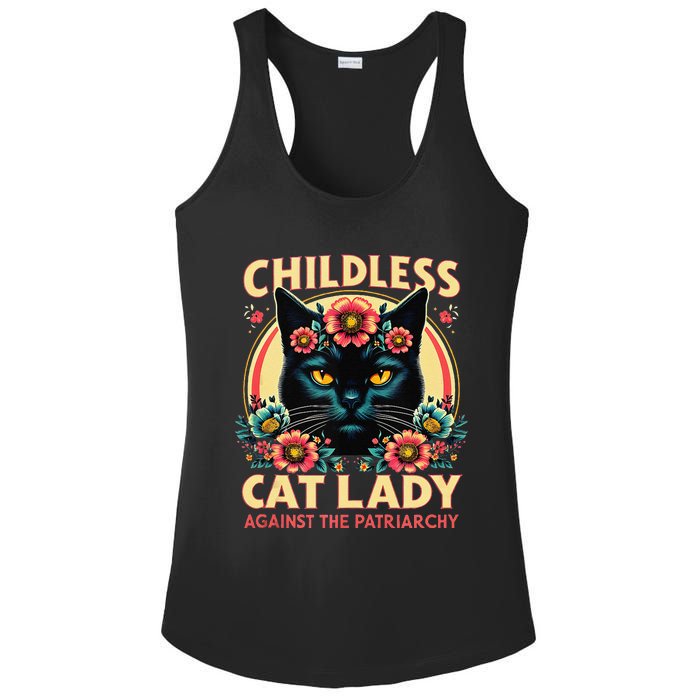 Childless Cat Ladies Against Patriarchy Us Election Day 2024 Ladies PosiCharge Competitor Racerback Tank