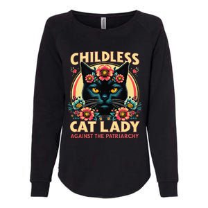 Childless Cat Ladies Against Patriarchy Us Election Day 2024 Womens California Wash Sweatshirt