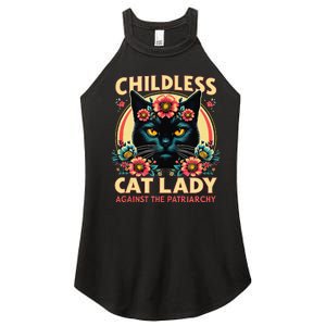 Childless Cat Ladies Against Patriarchy Us Election Day 2024 Women's Perfect Tri Rocker Tank