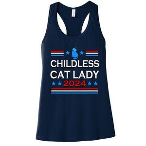 Childless Cat Lady 2024 Women's Racerback Tank