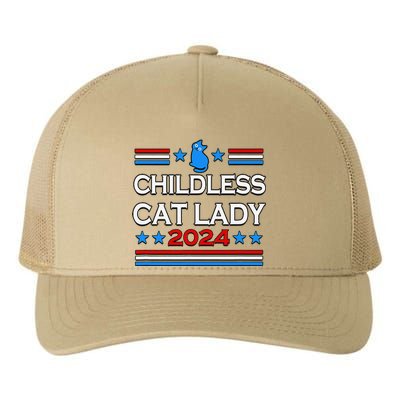 Childless Cat Lady 2024 Yupoong Adult 5-Panel Trucker Hat