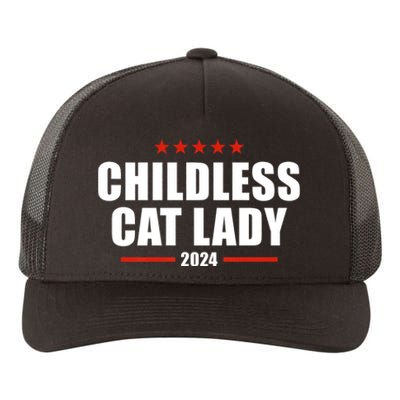 Childless Cat Lady 2024 Childless Cat Lady Yupoong Adult 5-Panel Trucker Hat