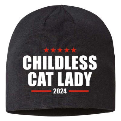 Childless Cat Lady 2024 Childless Cat Lady Sustainable Beanie