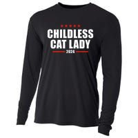 Childless Cat Lady 2024 Childless Cat Lady Cooling Performance Long Sleeve Crew