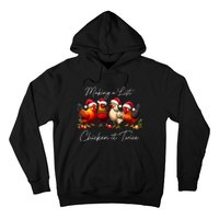 Christmas Chicken Lover Xmas Making A List Chicken It Twice Hoodie