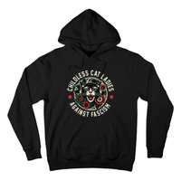 Childless Cat Ladies Against Fascism Hoodie