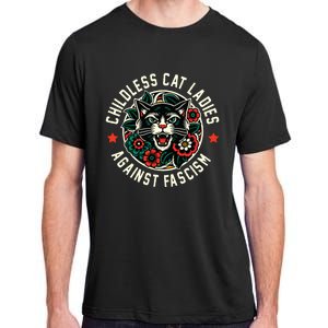 Childless Cat Ladies Against Fascism Adult ChromaSoft Performance T-Shirt