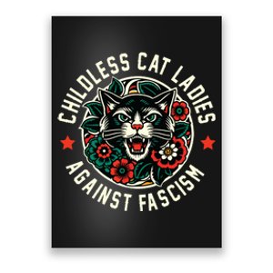 Childless Cat Ladies Against Fascism Poster