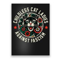 Childless Cat Ladies Against Fascism Poster