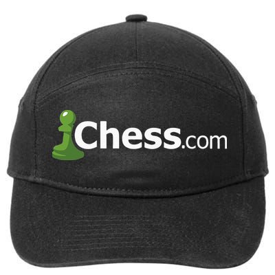 Chess.com Classic Logo Online Chess Site Fan 7-Panel Snapback Hat
