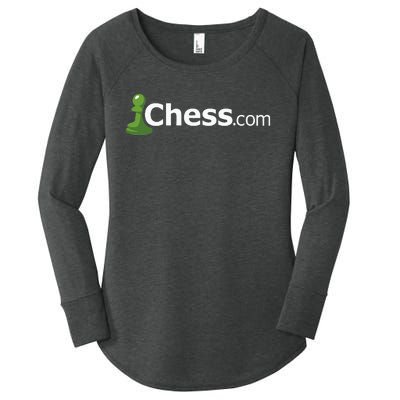 Chess.com Classic Logo Online Chess Site Fan Women's Perfect Tri Tunic Long Sleeve Shirt