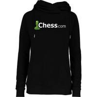 Chess.com Classic Logo Online Chess Site Fan Womens Funnel Neck Pullover Hood