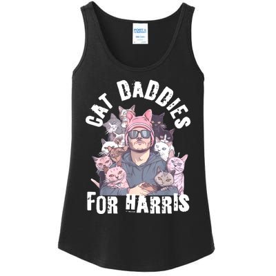 Childless Cat Lady Kamala Cat Dad Ladies Essential Tank