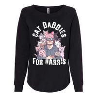 Childless Cat Lady Kamala Cat Dad Womens California Wash Sweatshirt